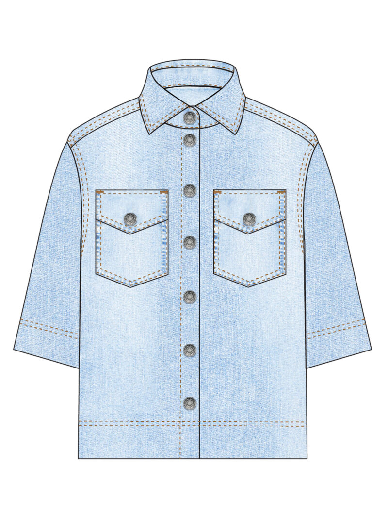 Sky Fade Denim Shirt